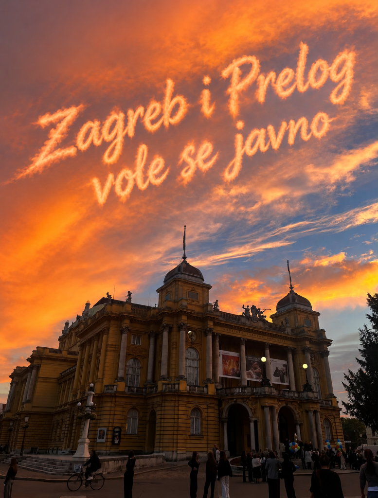 Zagreb i Prelog pod zalaskom
